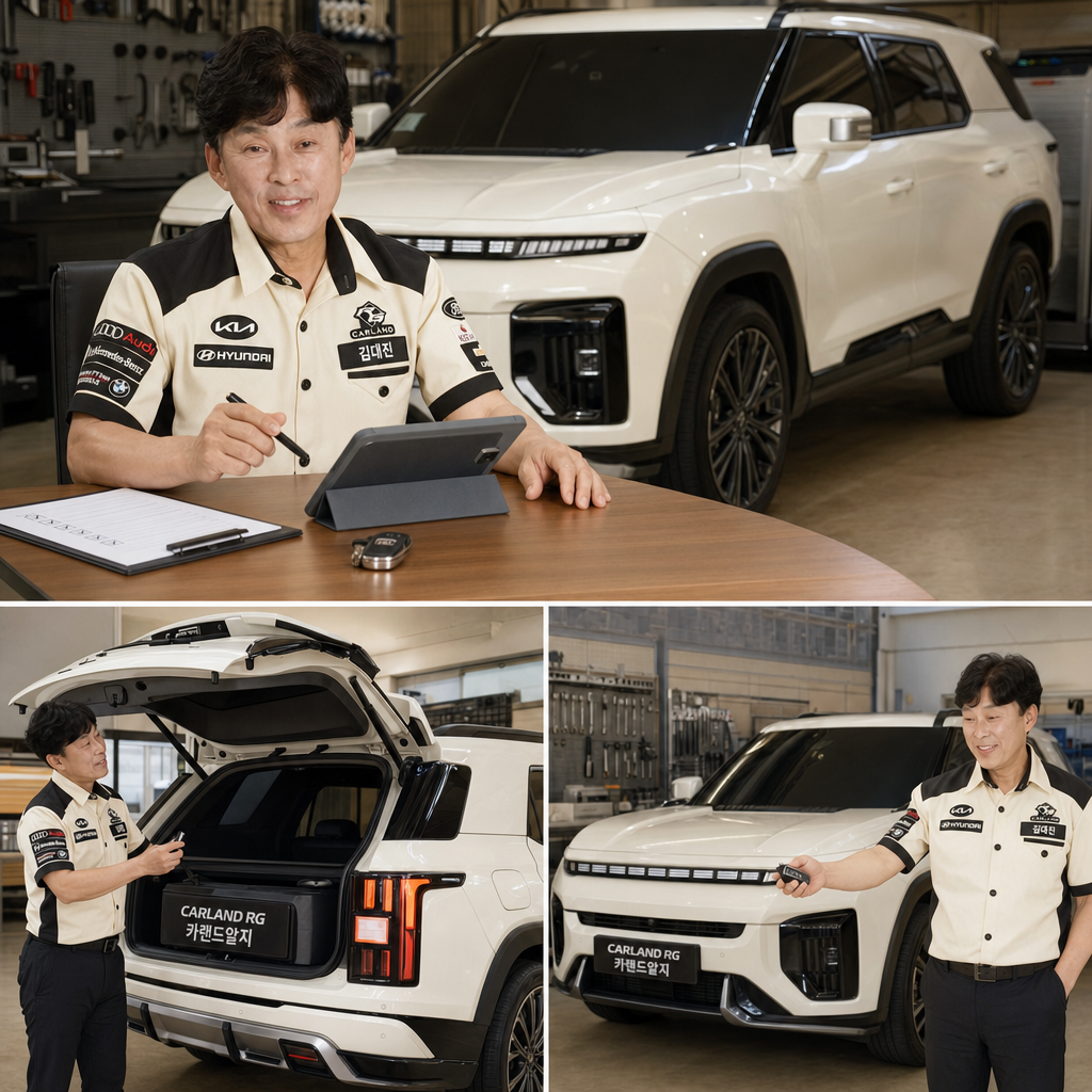KGM 액티언 SUV 전동트렁크 시공 전문 스마트키 원격 개폐 청주 카랜드알지